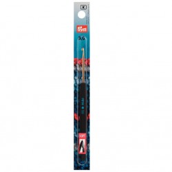 Haaknaalden softgrip Prym 15 cm aluminium (zilverkl.)