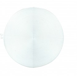 Plastic canvas naturel 30 cm rond