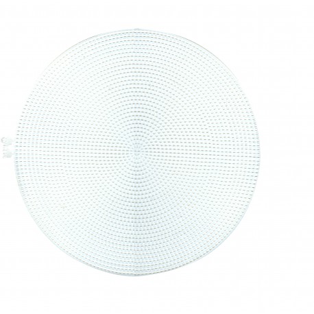 Plastic canvas naturel 30 cm rond