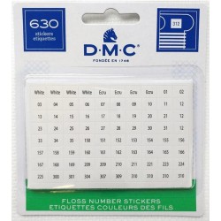 DMC  art. 6103 - etiketten voor kleuren DMC garens